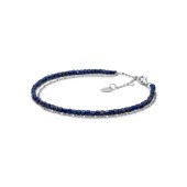 Bratara dubla cu lapiz lazuli albastru si argint DiAmanti MS25259B-G